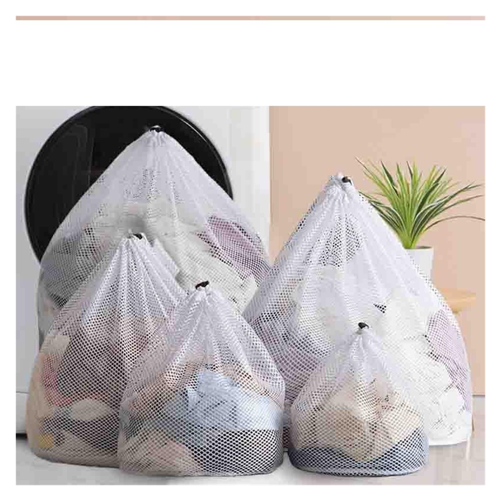 Sac De Rangement Ménager For Le Linge, 1 À 4 Pièces, Filet De Rangement En(B 60x80cm,1pcs)