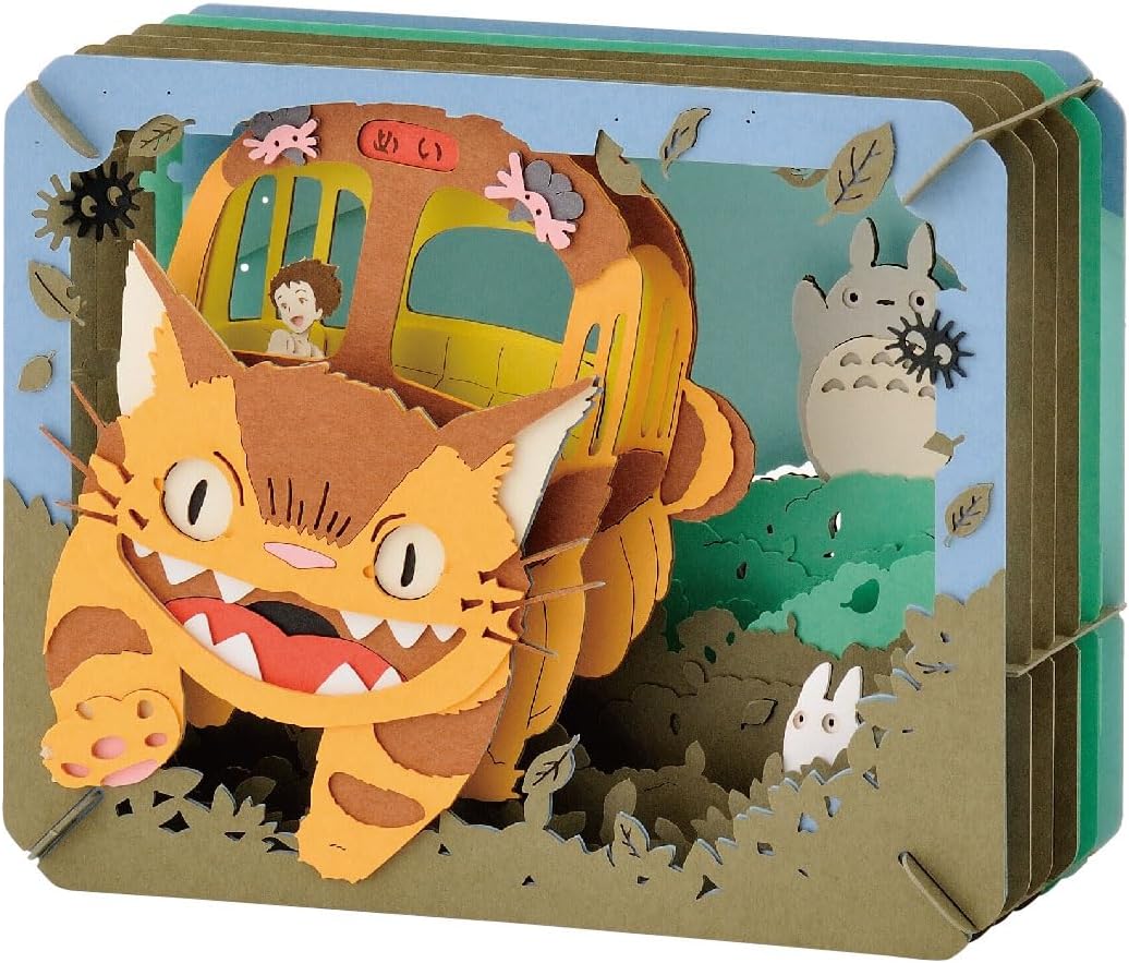 Ensky - My Neighbor Totoro - Catbus Looking for Me, Paper Theater Craft