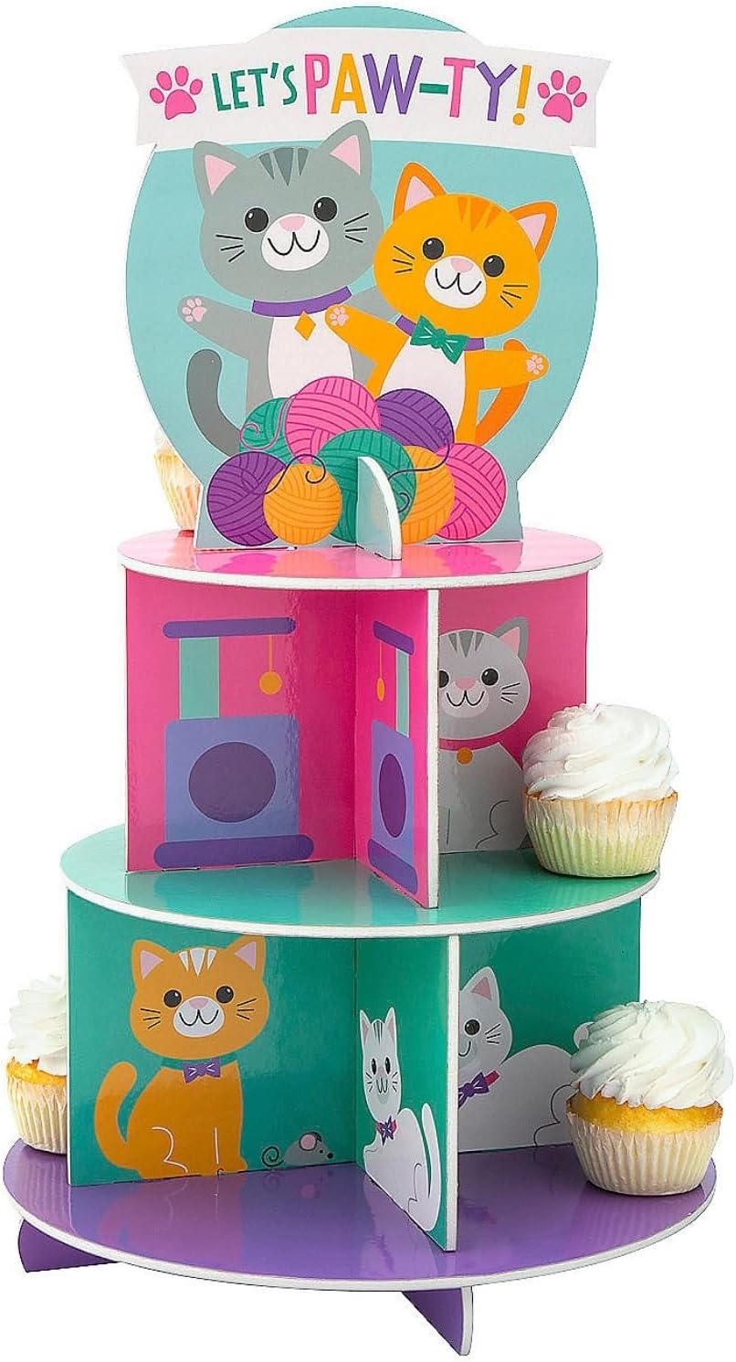 Fun Express Cat Party Treat Stand