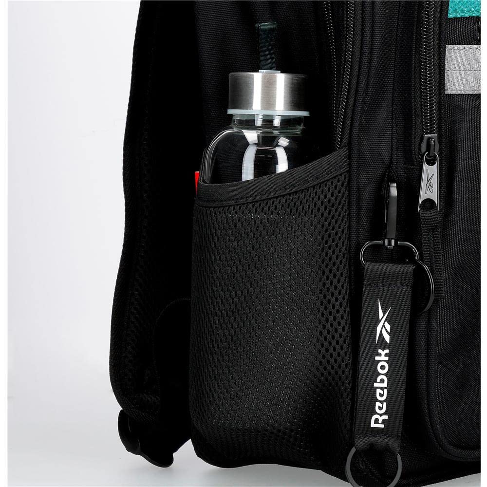 Reebok Andover Mochila Compact 2 Ruedas Negro 32x43x21 cms Poliéster 28,9L