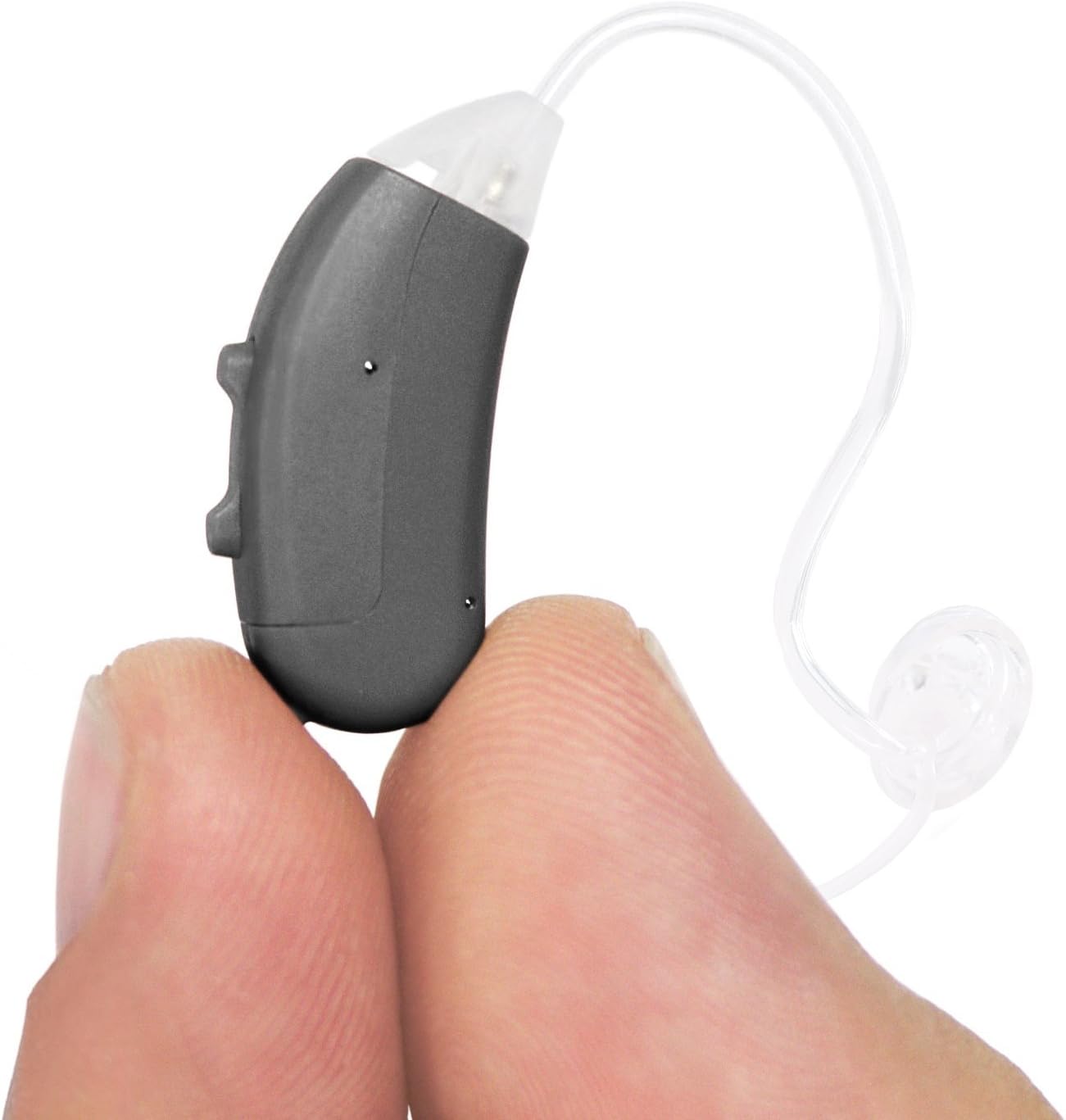 LifeEar Boost Right Ear Hearing Amplifier Clean Digital Amplification Doctor and Audiologist Designed to Aid Hearing with Volume Control, Graphite