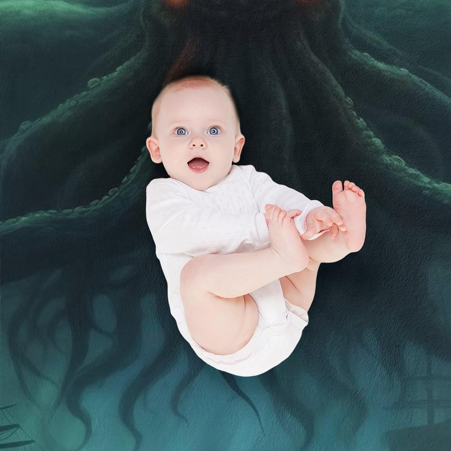 Dead Cthulhu Waits Dreaming Throw Blankets,Blanket Premium Super Soft Cozy Warm Bed Blanket Couch Decorative Throw Blankets for Living Room Bedroom Dorm