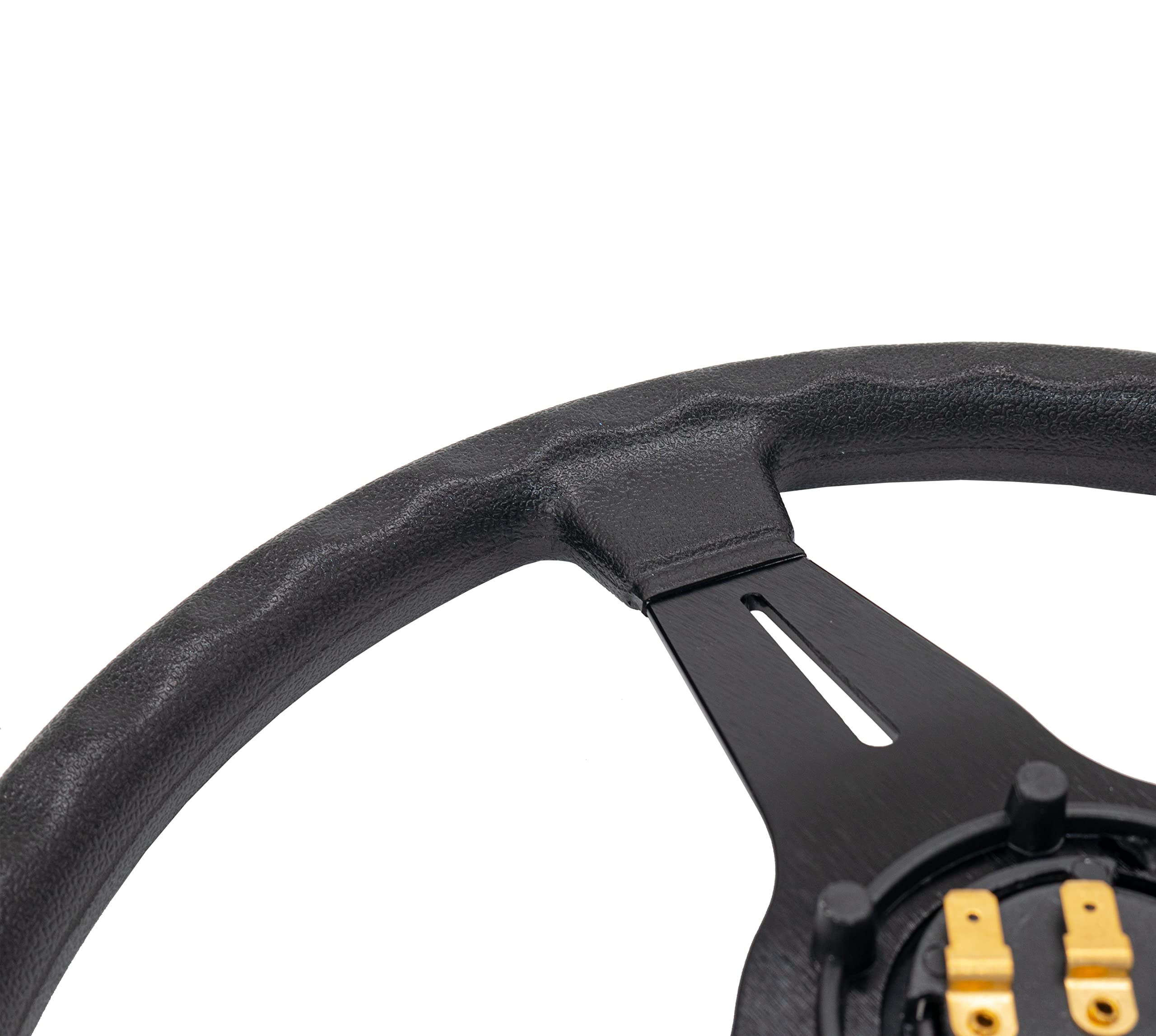 Simoni Racing Volante Deportivo Slag 350mm - Negro PU