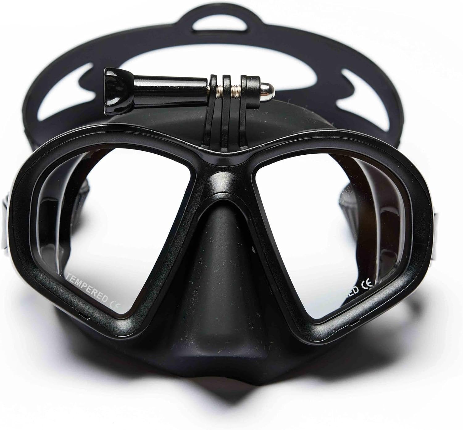 Dive Mask with Camera Mount for Spearfishing, Scuba, Freediving