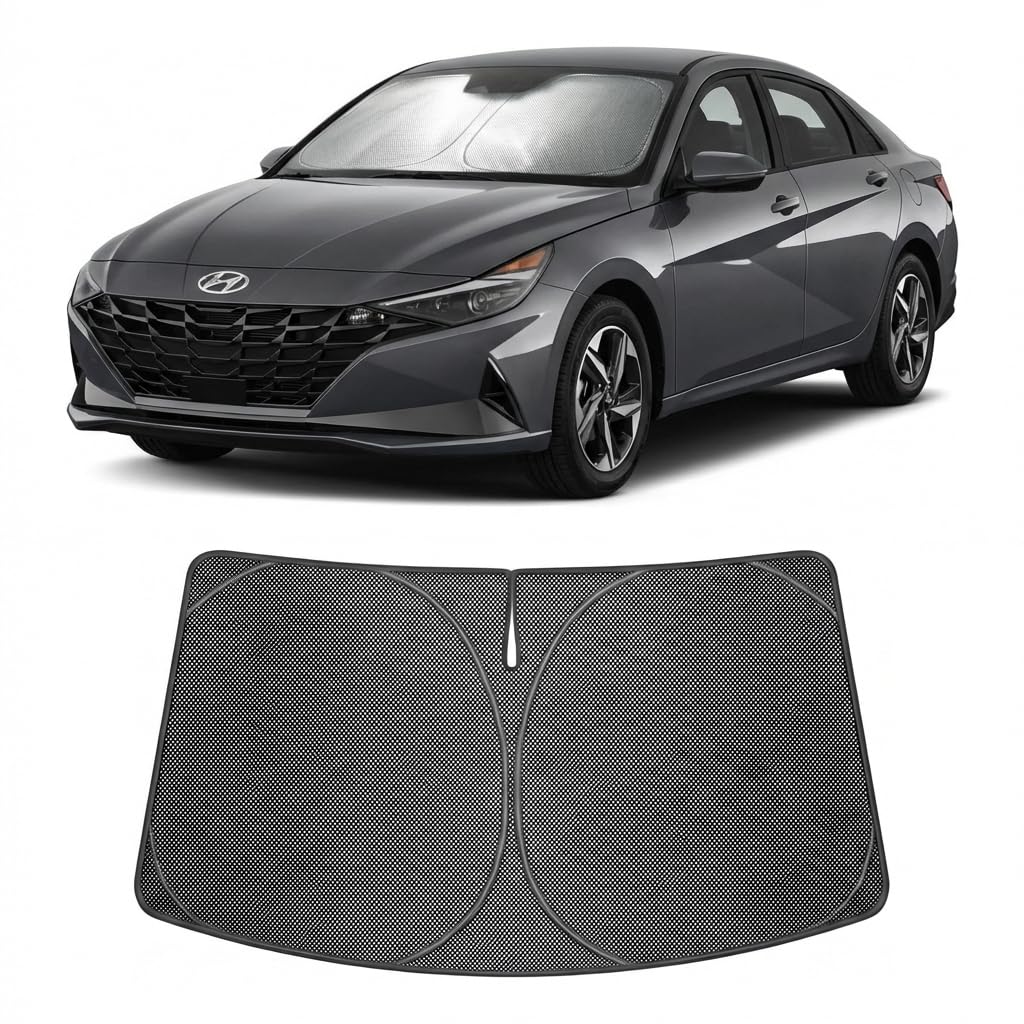 Proadsy Custom Fit Car Windshield Sun Shade for 2021-2026 Hyundai Elantra