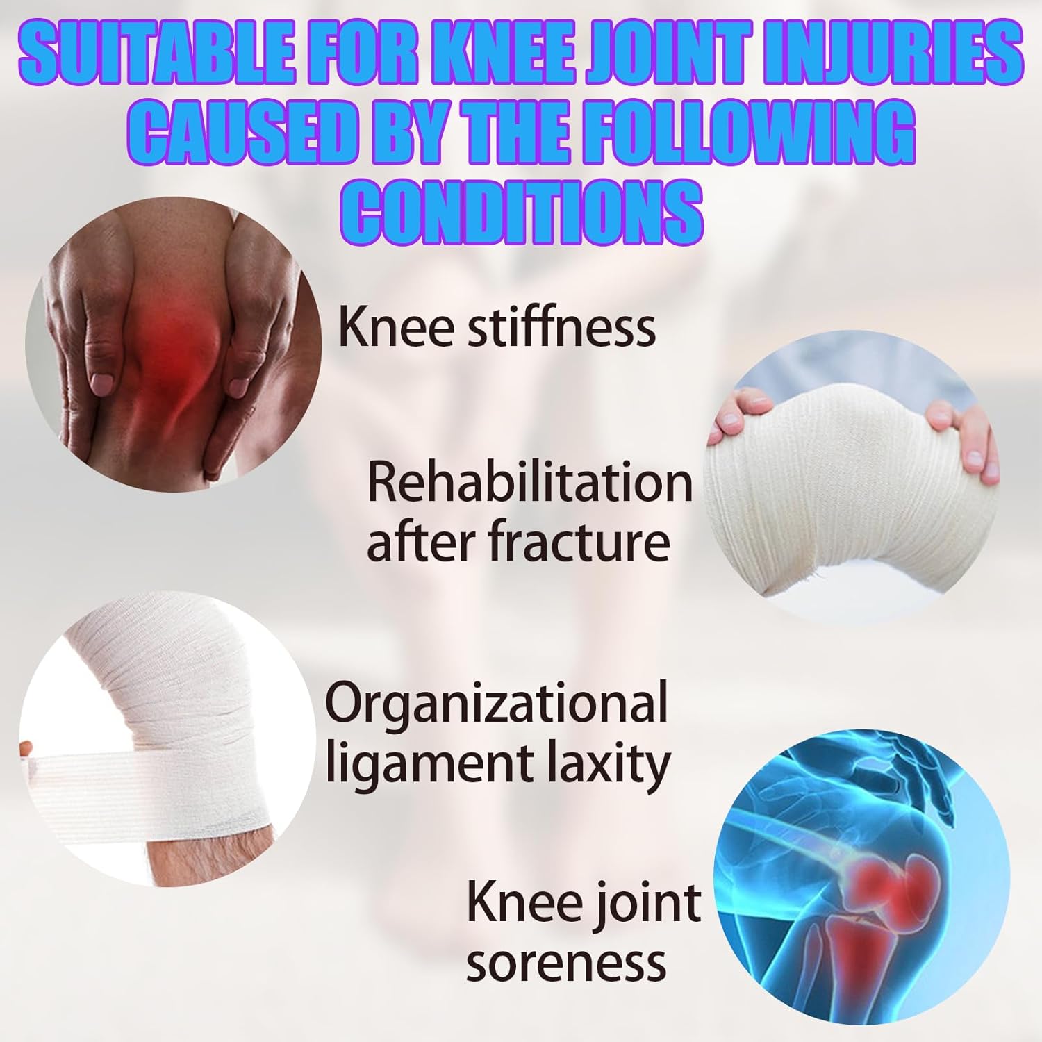 Knee joint trainer, a home exercise equipment equipped with 10 ° -140 ° flexion extension bi-directional training, used for lower limb stiffness and knee joint bending/extension