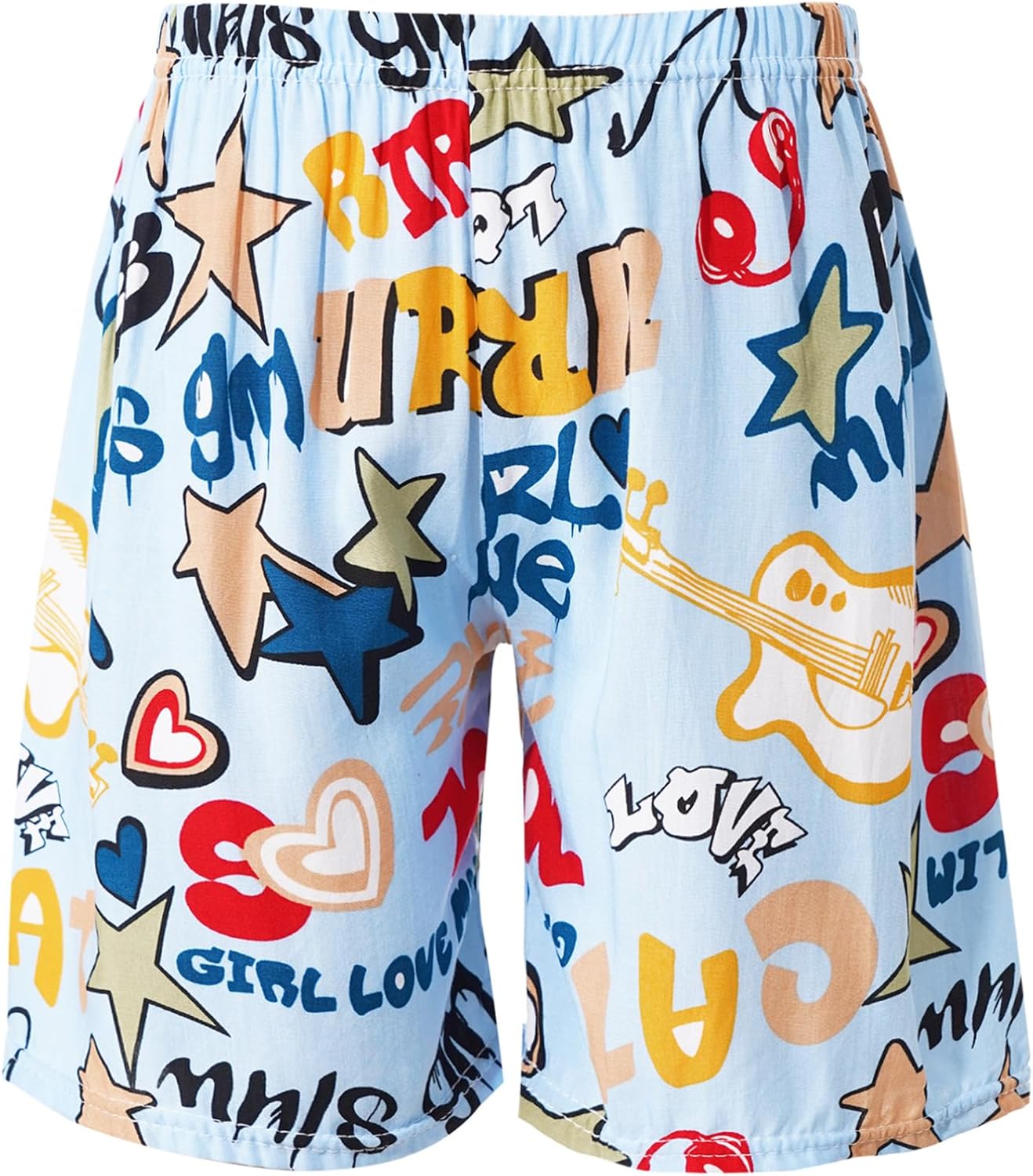 YiZYiF Kids Boys Swim Board Shorts Boho Printed Beach Trunk Summer Casual Shorts Bottom