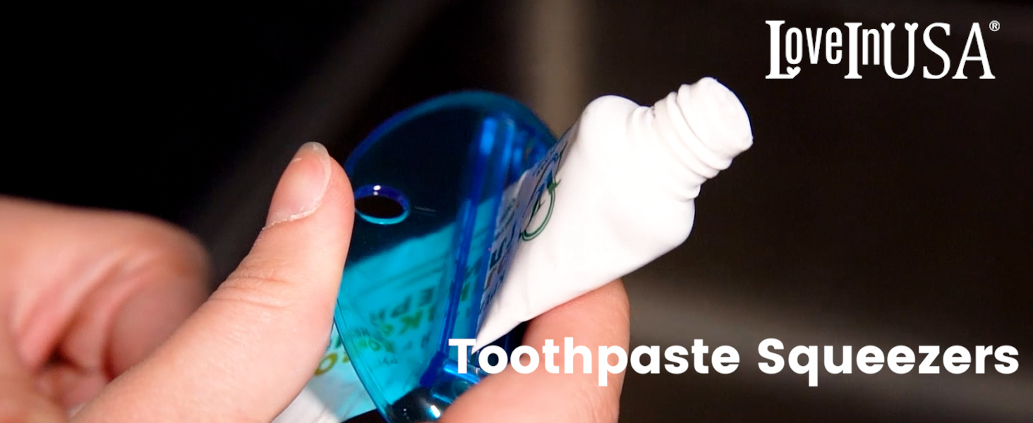 Amazon.com: LOVEINUSA Toothpaste Tube Squeezer, 4PCS Toothpaste