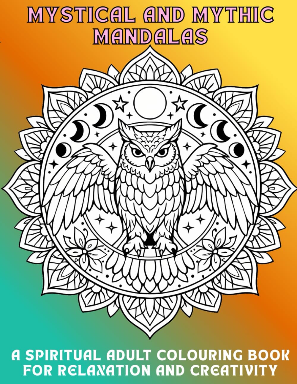 Mystical and Mythic Mandalas: A Spiritual Adult Coloring Book for Relaxation and Creativity