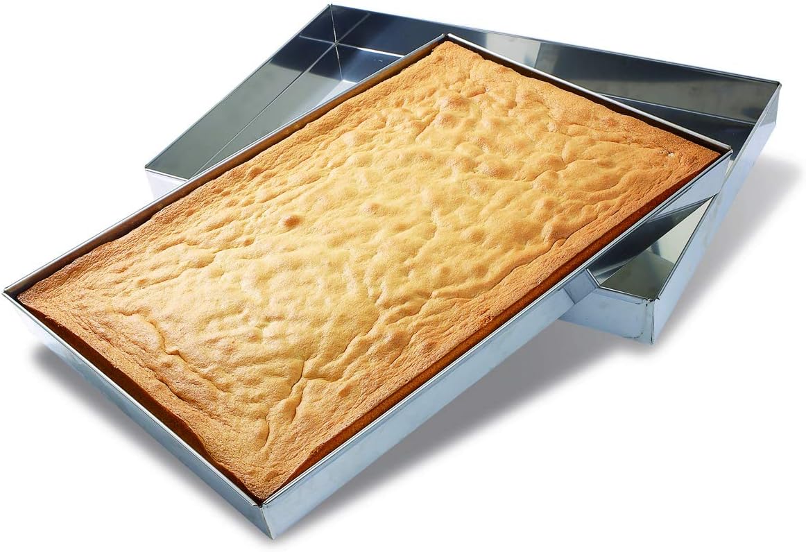 Matfer Bourgeat 340305 Sponge Cake Pan, Stainless Steel