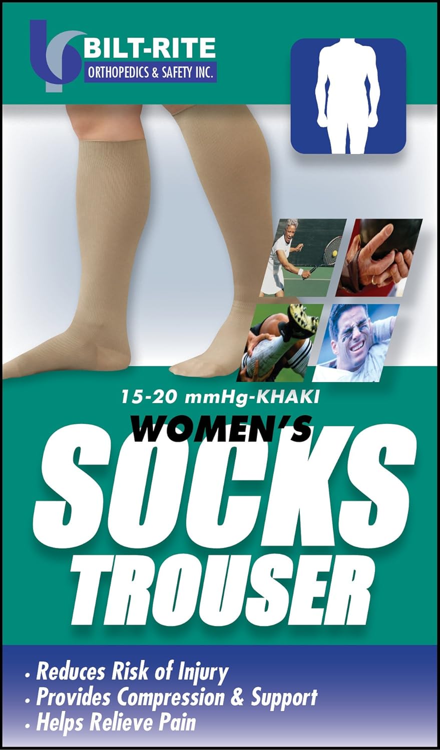 Women's Knee High Stockings, Sand, Large