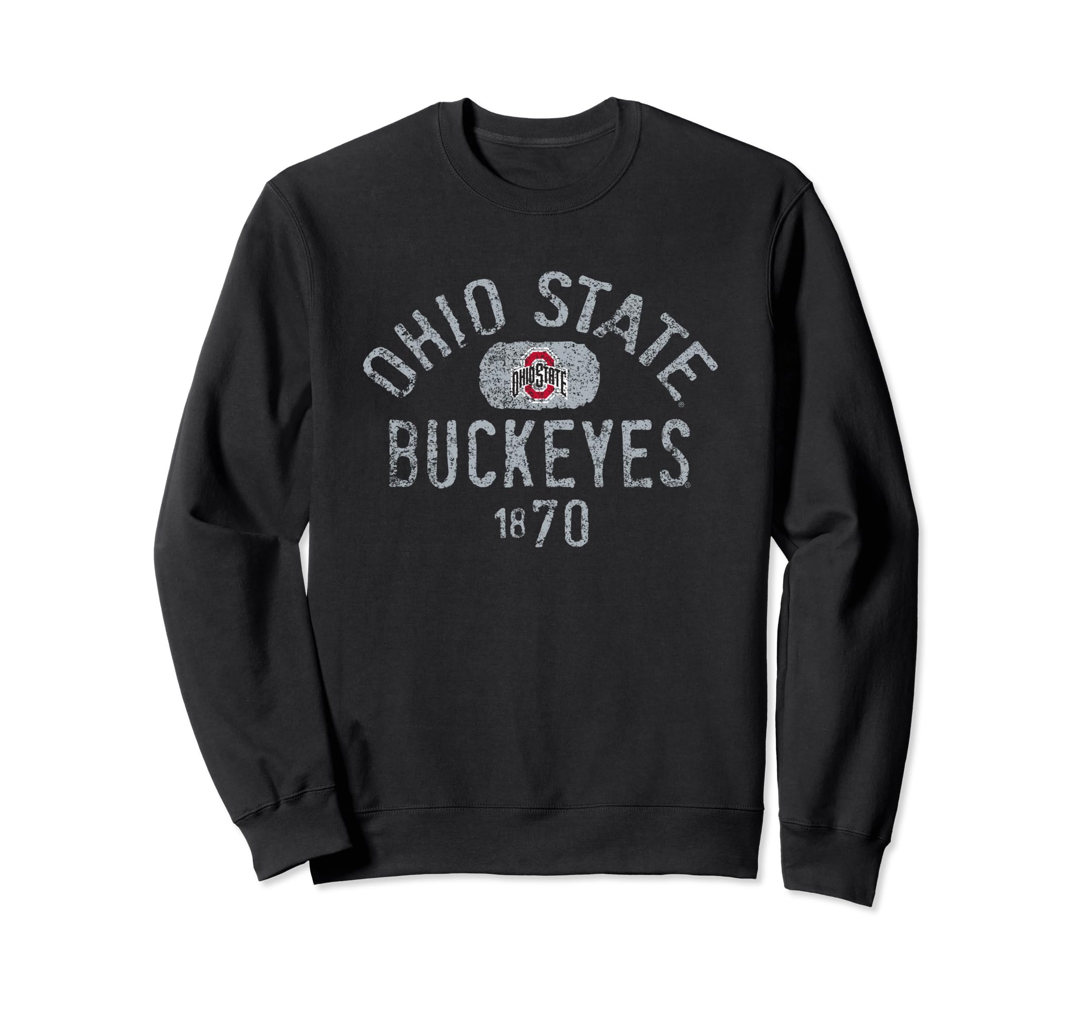 Ohio State Buckeyes Vintage 1870 Black Sweatshirt