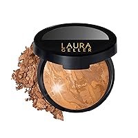 Vista 10 de LAURA GELLER NEW YORK Baked Balance-N-Glow Base Iluminadora - Toffee - Cobertura Edificable de Transparente a Ligera - Acabado Satinado