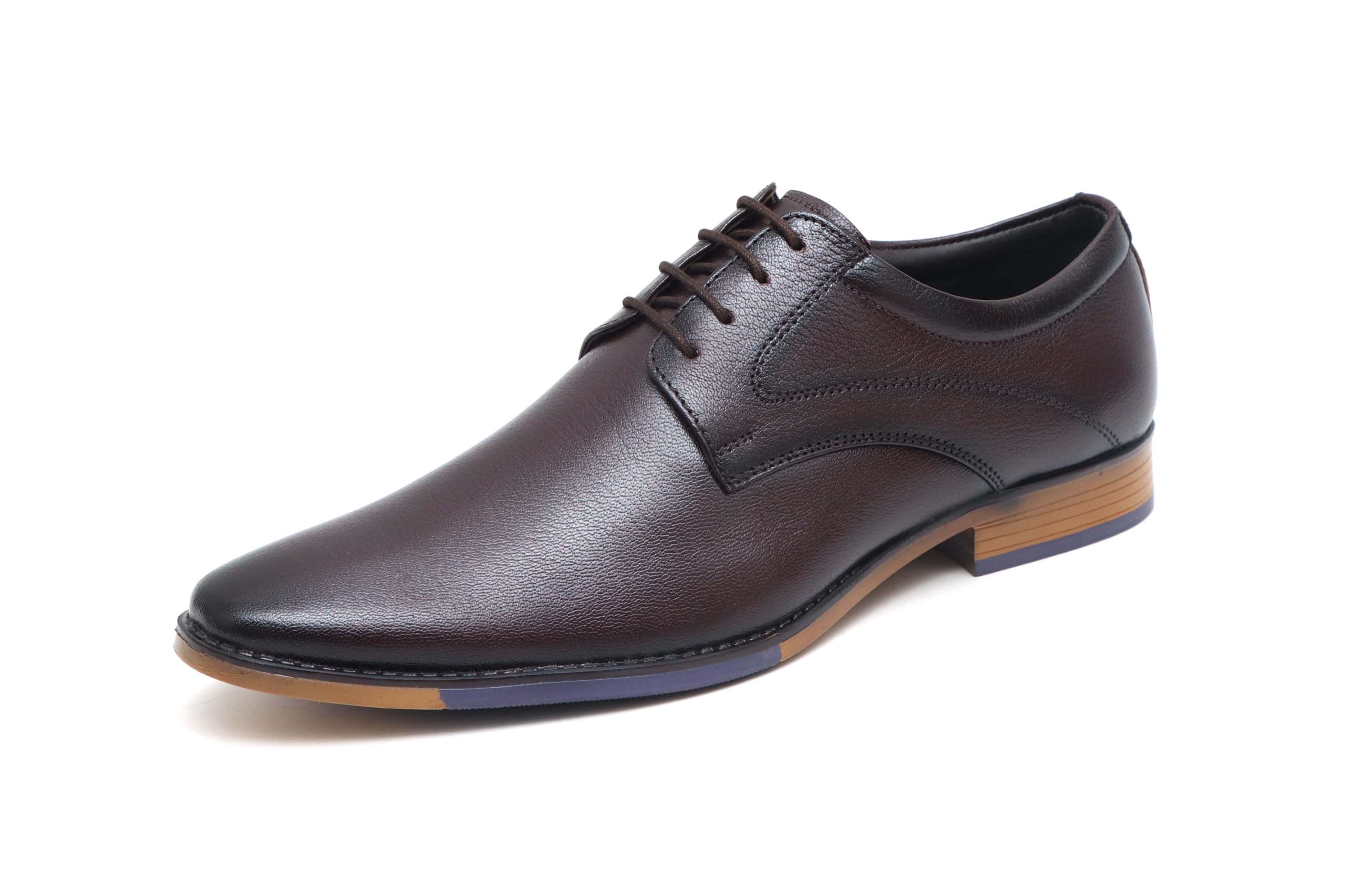 ARAMISH Brown Genuine Leather Lace Up Office Formal Shoes for Men - 7 UK (B0CX9DRWCT) Amazon Price History, Amazon Price Tracker