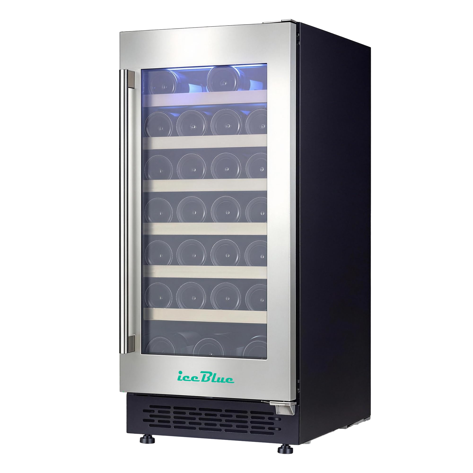 Iceblue GZ-JC-96WS Wine Cooler Silver
