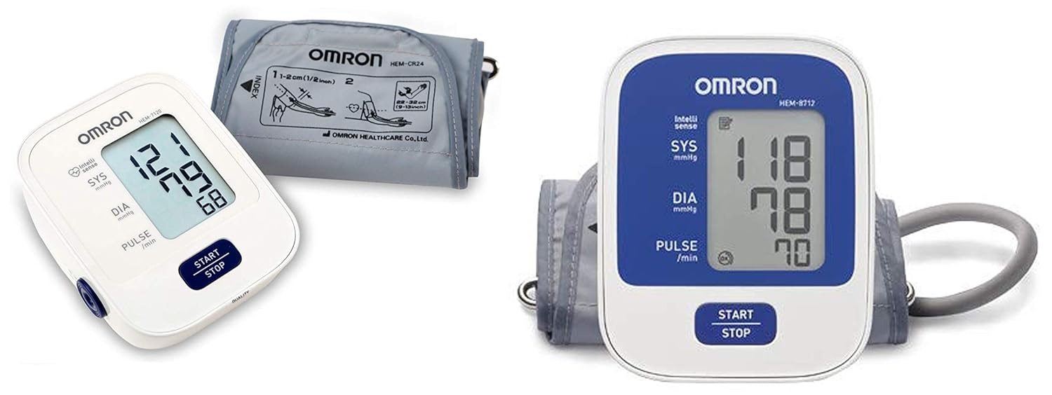 Omron HEM 7120 Fully Automatic Digital Blood Pressure Monitor With