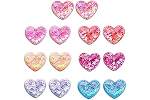 Glitter Jibbitz for Crocs - Dazzle Your Shoes with Shimmer and Shine