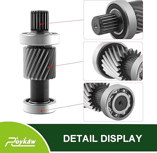 Miniatura 2 de Roykaw Kit de eje de entrada para carrito de golf compatible con EZGO Marathon 1988-1994 y TXT y Medalist 1994 en adelante, 19 splines21 dientes,