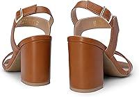 Vista 10 de DREAM PAIRS Women's High Chunky Heels Square Toe Block Ankle Strap Dress Comfort Sandals