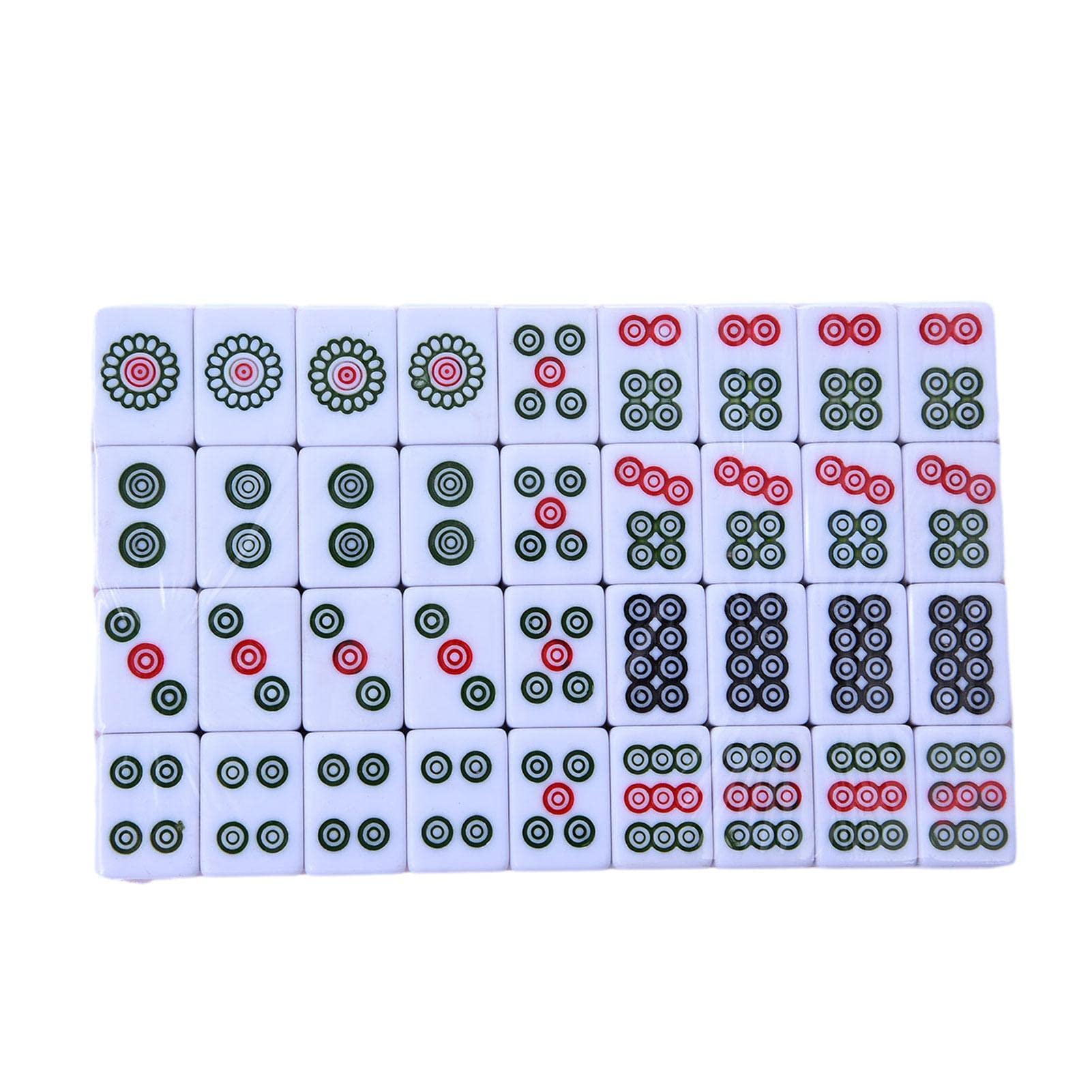 Chinesisches -Mahjong-Set, Traditionelles Chinesisches Mahjong-Set Mit 144 Mahjong-Steinen Und 2 Würfeln, Komplette Mahjong-Spielsets Mit Aufbewahrungsbox, Traditionelle Chinesische Brettspiele