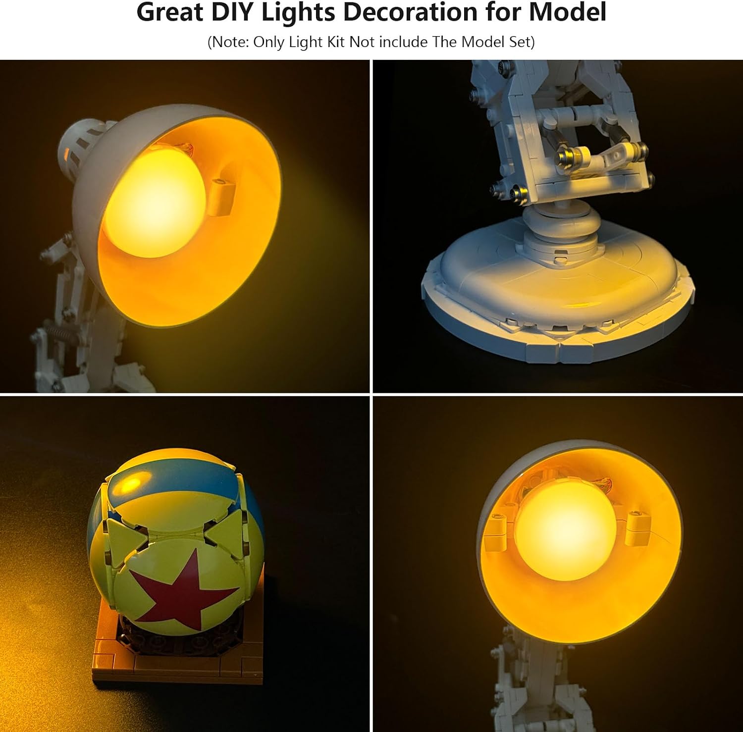 Lighting Kit Touch-Control Lamp Compatible with Lego-Pixar 21357 Model Set image 3