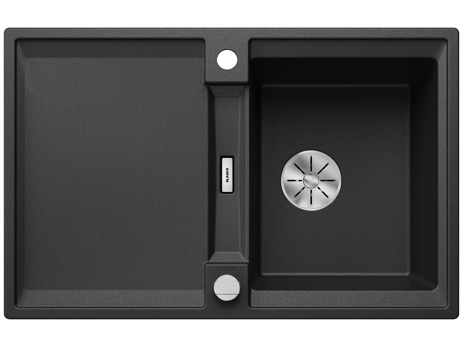 Évier en granit anthracite pour meuble de 45 cm BLANCO ADIRA dans votre cuisine moderne