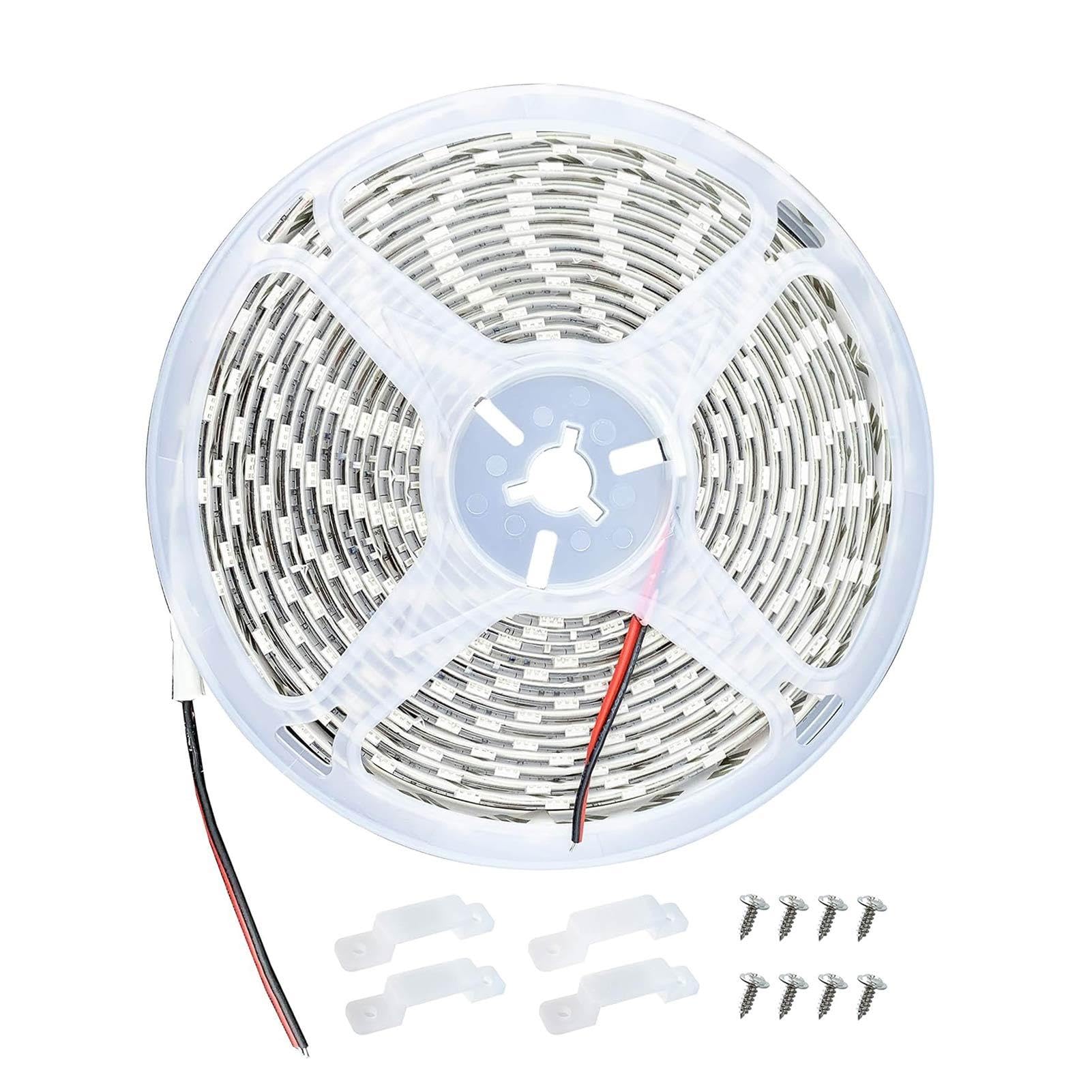 Tira de luces LED para barcos,Luces LED marinas | Luces LED para barcos Tira de luz negra de 5 m/16,4 pies,Luces impermeables para yates, luces interiores decorativas para kayak, coche, barco, yate