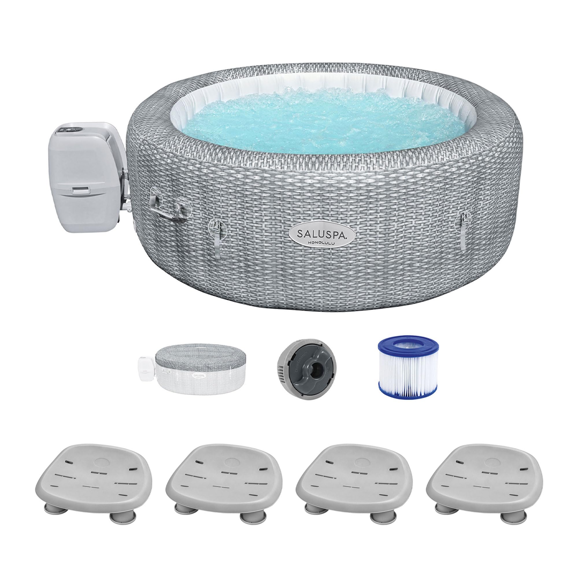 Coleman SaluSpa Honolulu Inflatable Hot Tub 6 Person