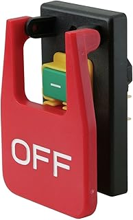 Kedu Industrial Woodstock IP55 220-240 Volt 18 A (16 A) 5E4 Tischsägen elektromagnetischer Druckknopfschalter Paddelschalt...