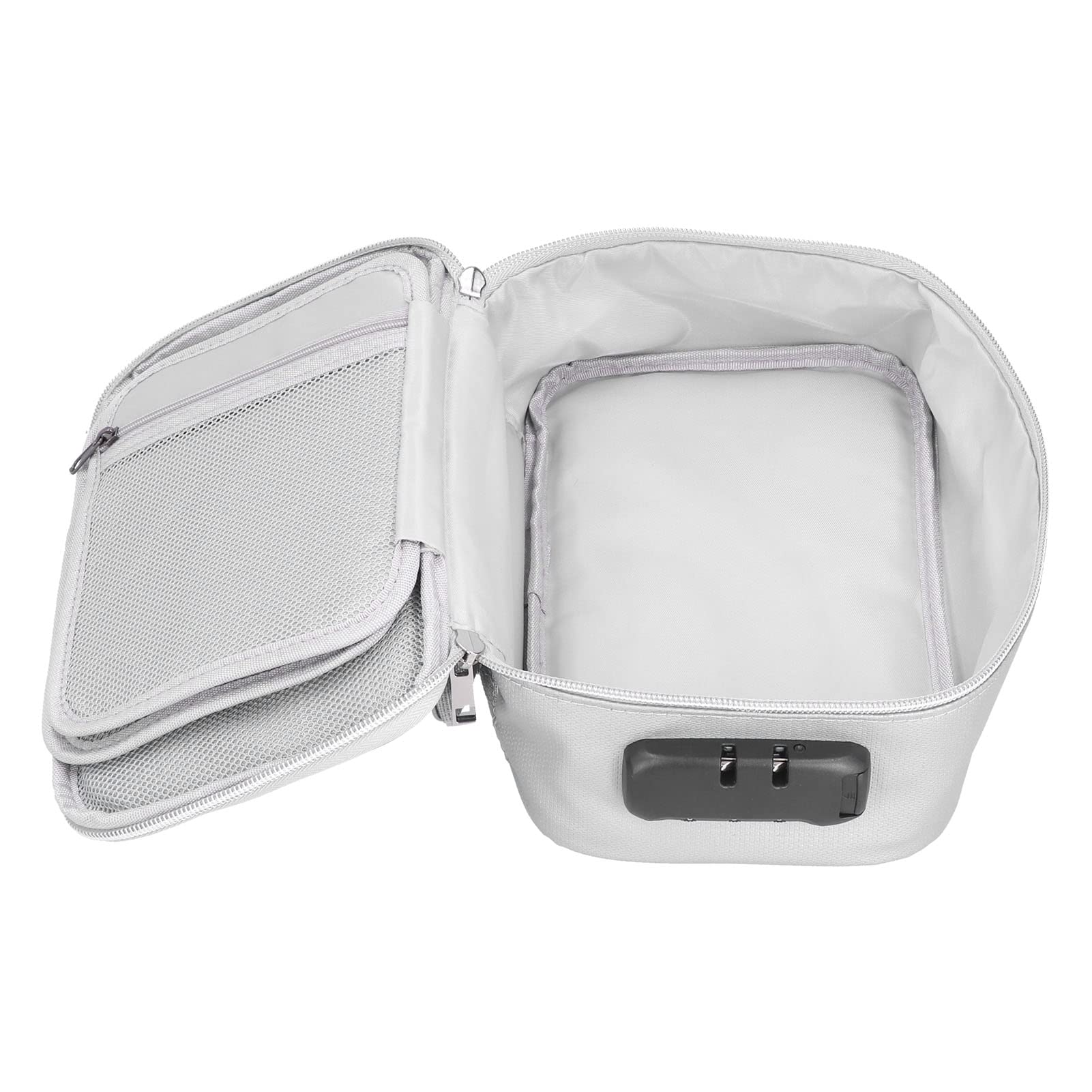 boîte à documents ignifuge portable, sac à documents ignifuge avec porte-documents à serrure stockage fichiers pour documents fichiers importants passeports certificats valeur objets