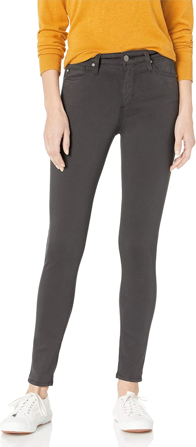 AG Adriano Goldschmied Womens Farrah High Rise Skinny Fit Sateen Pant