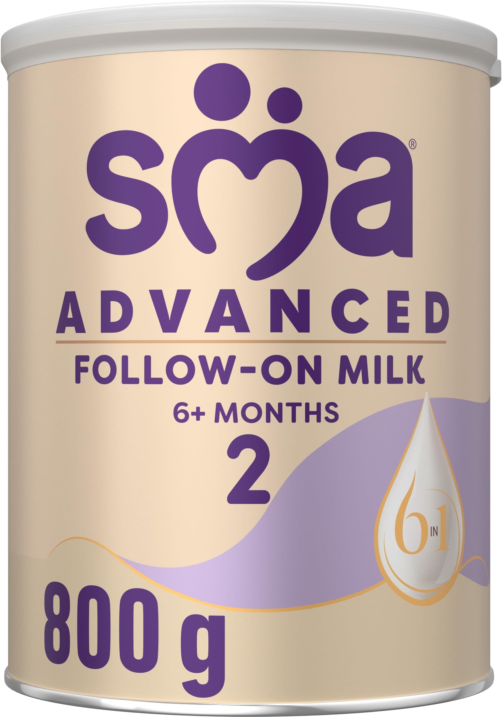 SMA ADVANCED Follow-on Baby Milk Powder Formula , 6-12 months , 800g (Pack of 1)