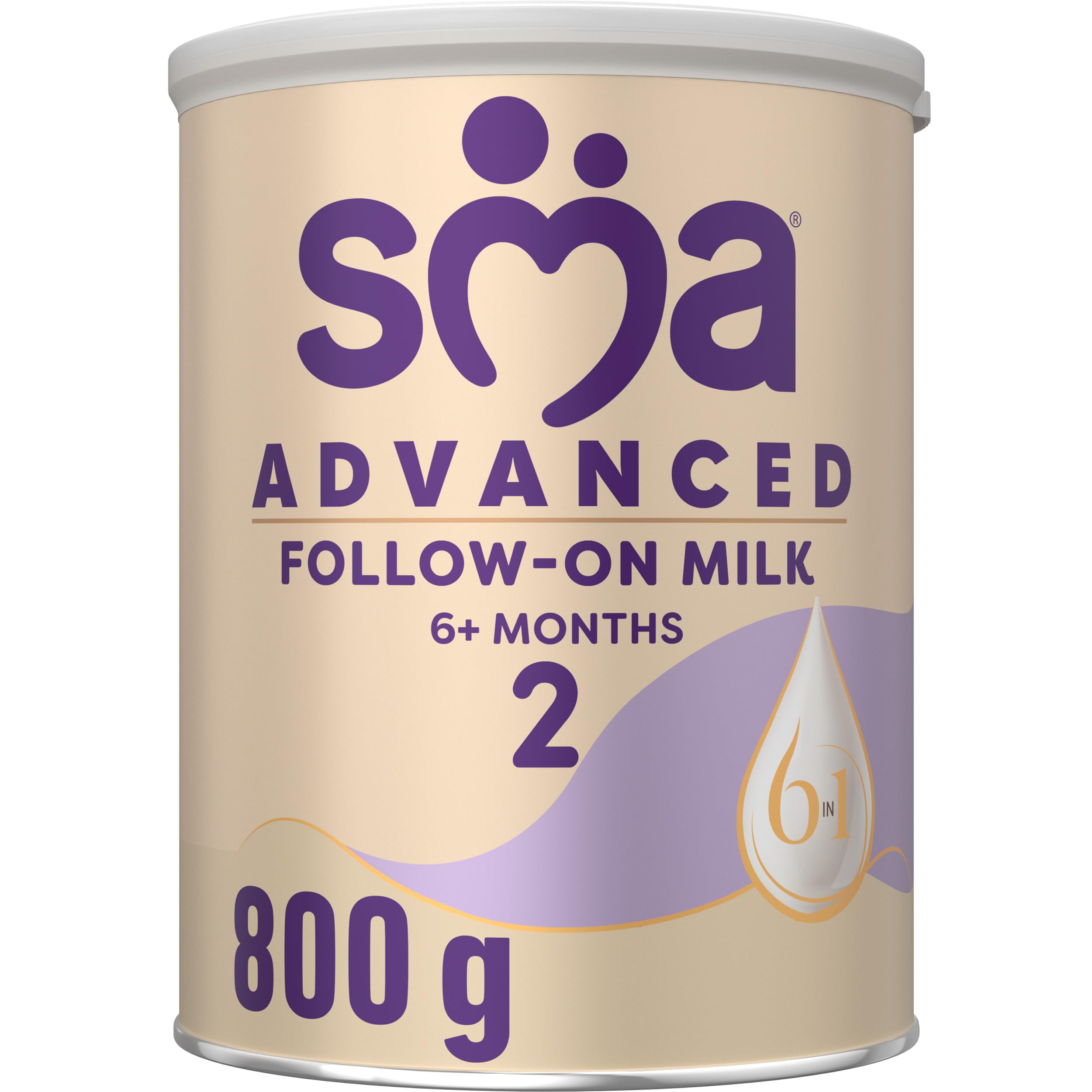 SMA ADVANCED Follow-on Baby Milk Powder Formula , 6-12 months , 800g (Pack of 1)