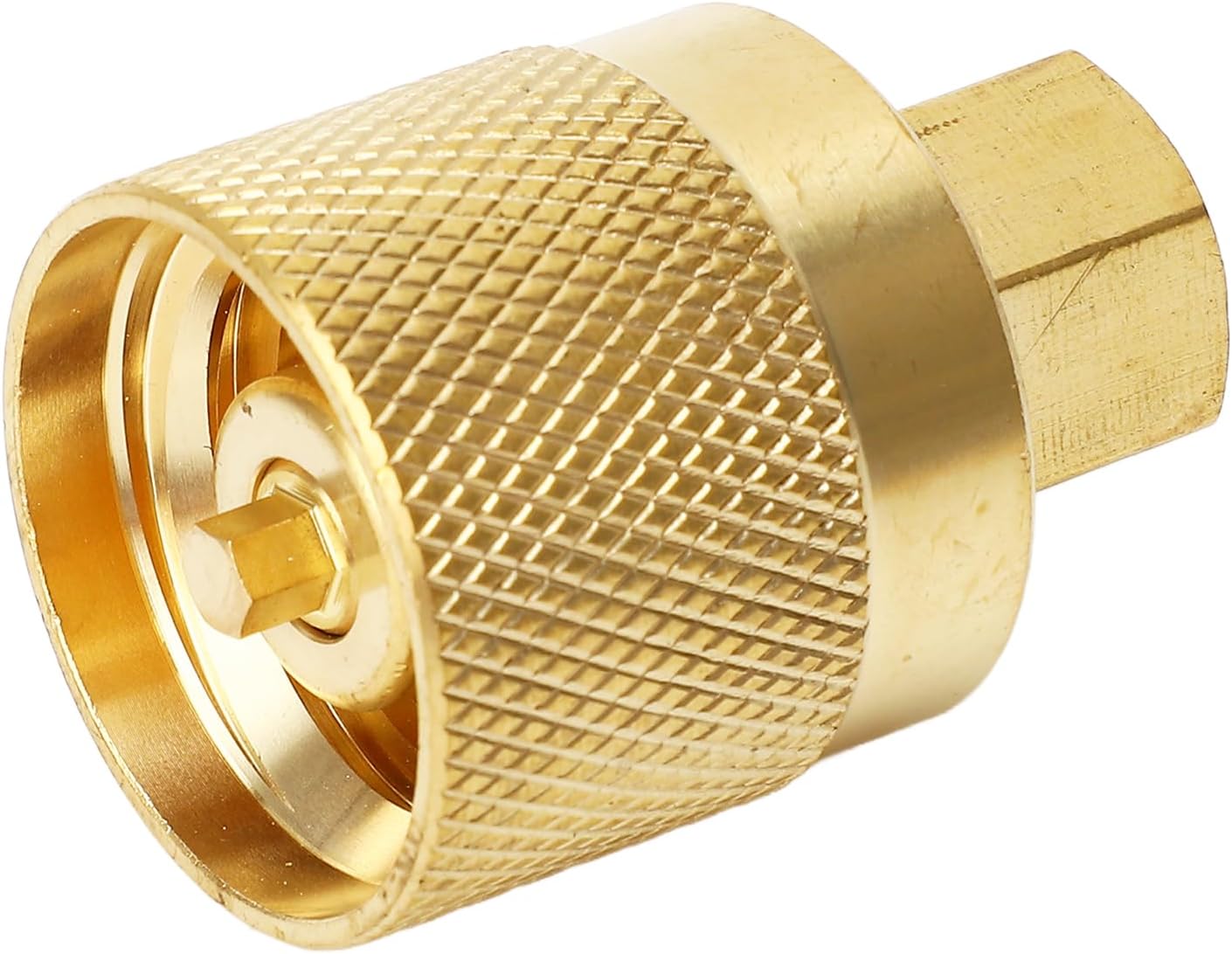 Metal Forklift Tank Connector, Quick Install Forklift Adapter, for 20 lb, 33.5 lb, 43.5 lb Tanks, Compatible with RE7141F, RE7141M, Coupler 7141F and 7141M