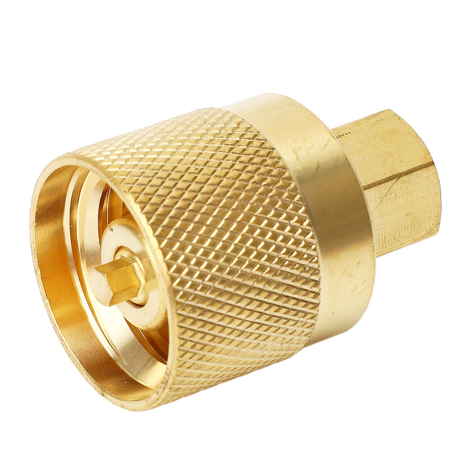 Metal Forklift Tank Connector, Quick Install Forklift Adapter, for 20 lb, 33.5 lb, 43.5 lb Tanks, Compatible with RE7141F, RE7141M, Coupler 7141F and 7141M