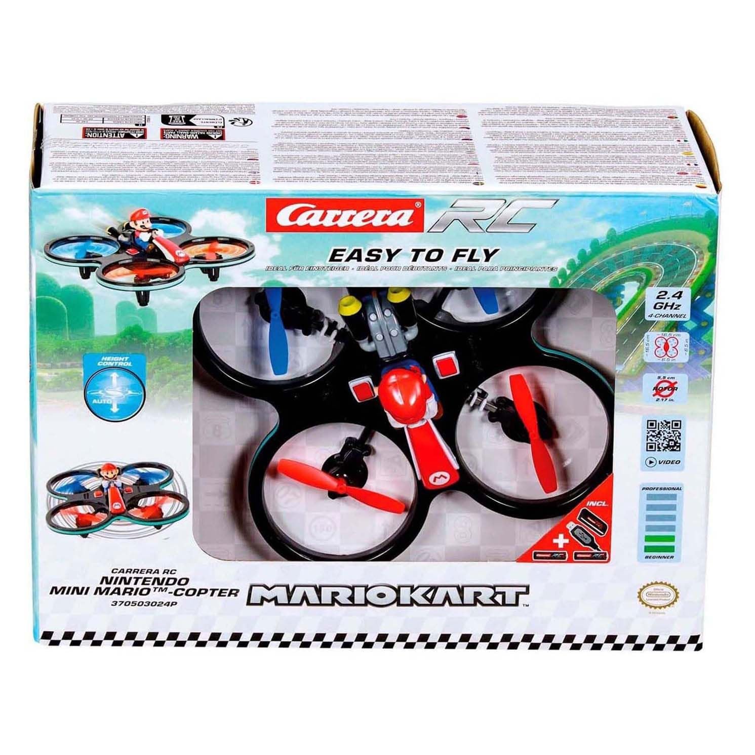 Carrera - 370503024P RC Helicóptero Mini Mario de 2,4 GHz