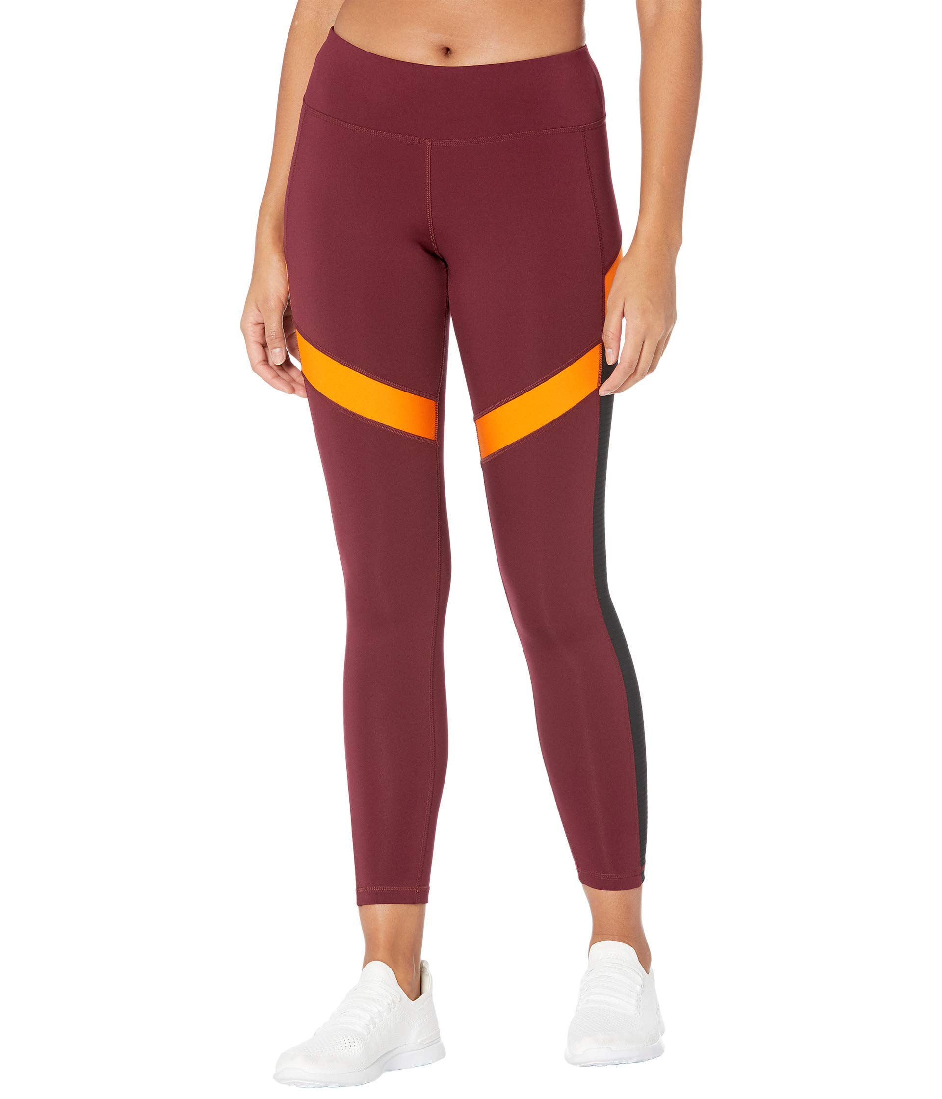 Tight Mesh Workout Ready legging sport bordeaux taille XS S avec mesh