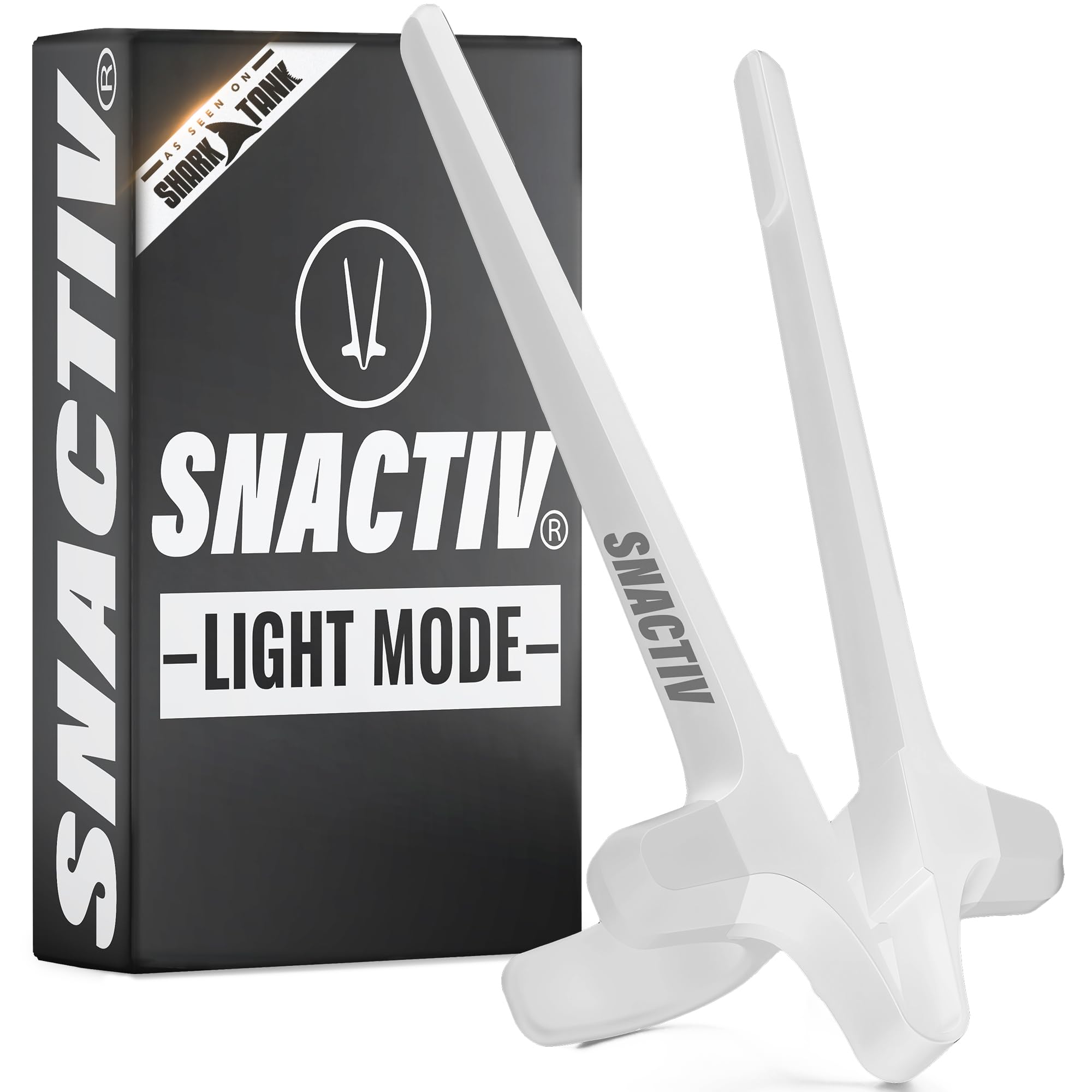 SNACTIV - Light Mode - The Official Snacking Tool of the Future, as seen on Shark Tank!, White, One Size