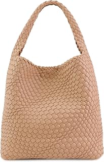 Women Tote Bag Large Neoprene Tote Bag Fashion Woven Bag Neoprene Tote Handbag Roomy Shoulder Bags for Beach, Gym, Travelling