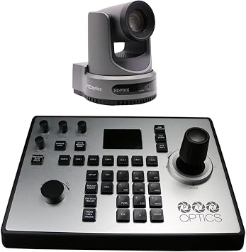 PTZOptics Move SE PTZ Camera with 30x Optical Zoom PT30X-SE-GY-G3 + PT-Joy-G4 Controller