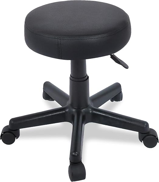 Beltom® Sgabello SGABELLI Pedicure Manicure Massaggio per CASA Salotto Studio Estetista Massaggi Tatuaggi Tattoo Fisioterapia FISIOTERAPISTA - Nero - 4