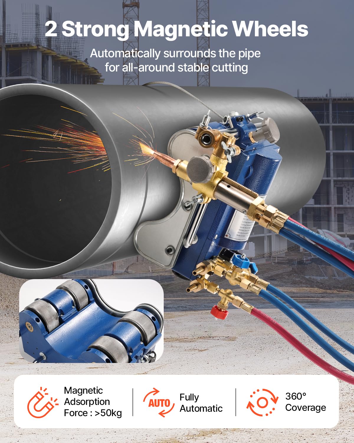 VEVOR Electromagnetic Gas Pipe Cutting Machine, 2