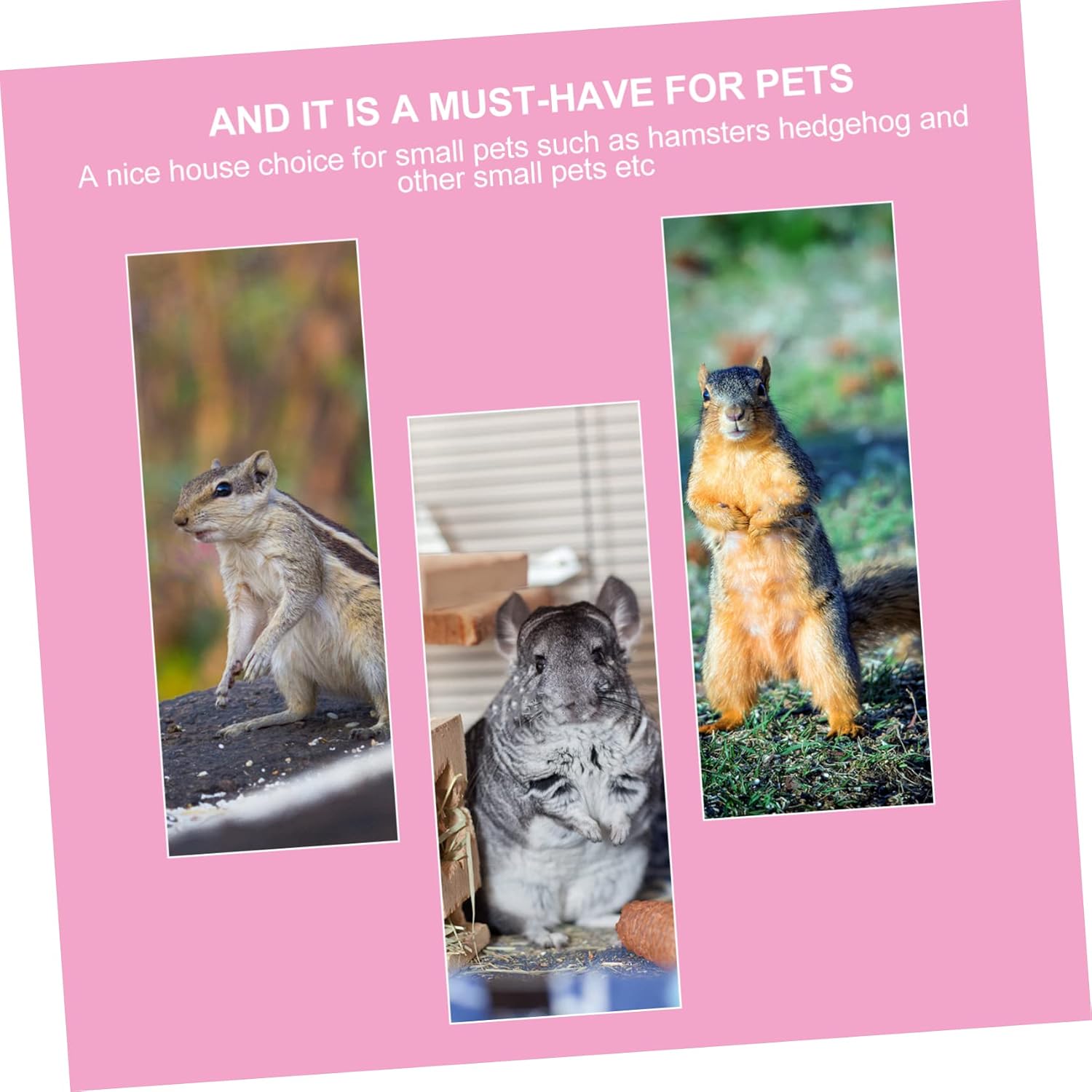 POPETPOP Portable Small Animal Carrier Bag Breathable Travel Pouch for Hamsters Hedgehogs and Small Pets Lightweight Compact Design for Outdoor Adventures and Trips Pink