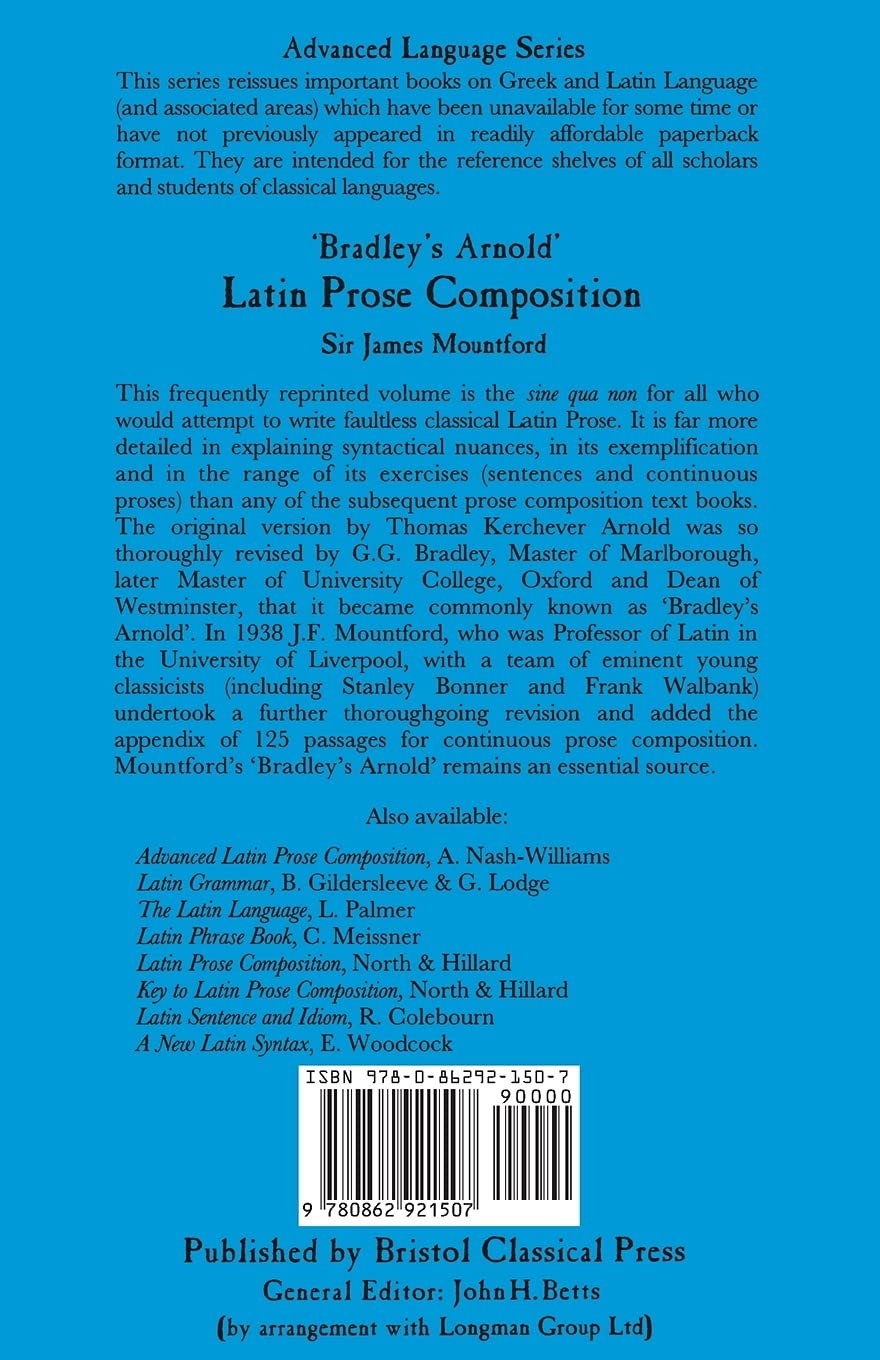 Bradley's Arnold Latin Prose Composition (Latin Language)