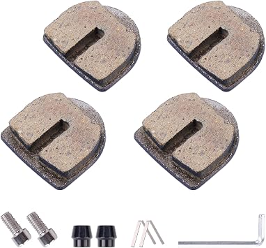 Rounded Brake Pads for Razor Dirt Quad 500 E500S MX500 MX650 SX500 McGrath Dirt Rocket RSF650 electric sportbikes, electric dirt bikes and quads.Suitable for Motovox MBxXSe micro scooters