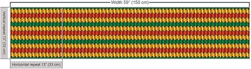 Miniatura 3 de Ambesonne - Tela multicolor impresa digital por The Yard.