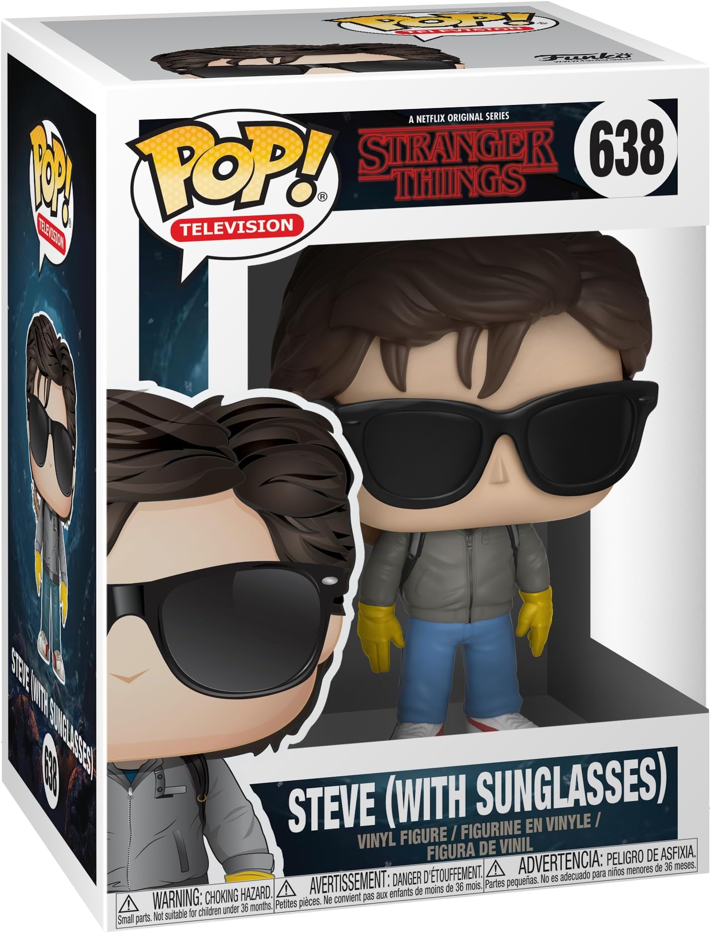 POP! Vinyl: Stranger Things: Steve Harrington With Sunglasses - Collectable Vinyl Figure - Gift Idea - Official Merchandise - Toys for Kids & Adults - TV Fans - Model Figure for Collectors