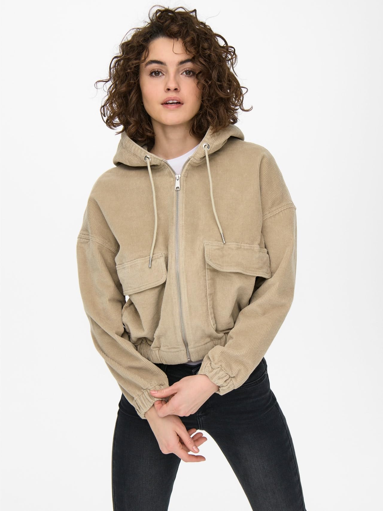 Only Cordjacke ONLKENZIE L/S CORD JACKET PNT NOOS Baumwollmischung – Bild 7