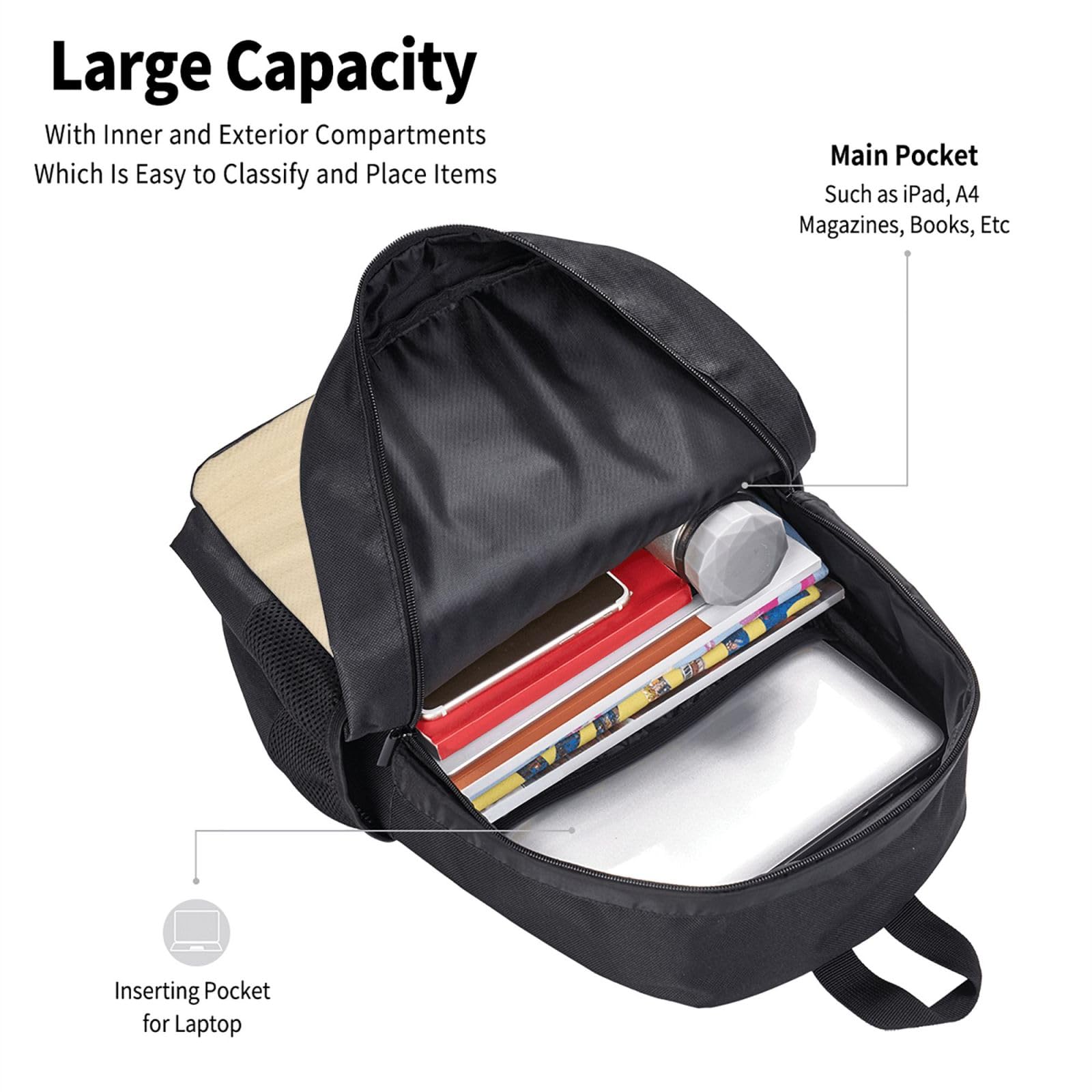 Plecak unisex Roboflux 15,6 cala laptop regulowany plecak Oxford