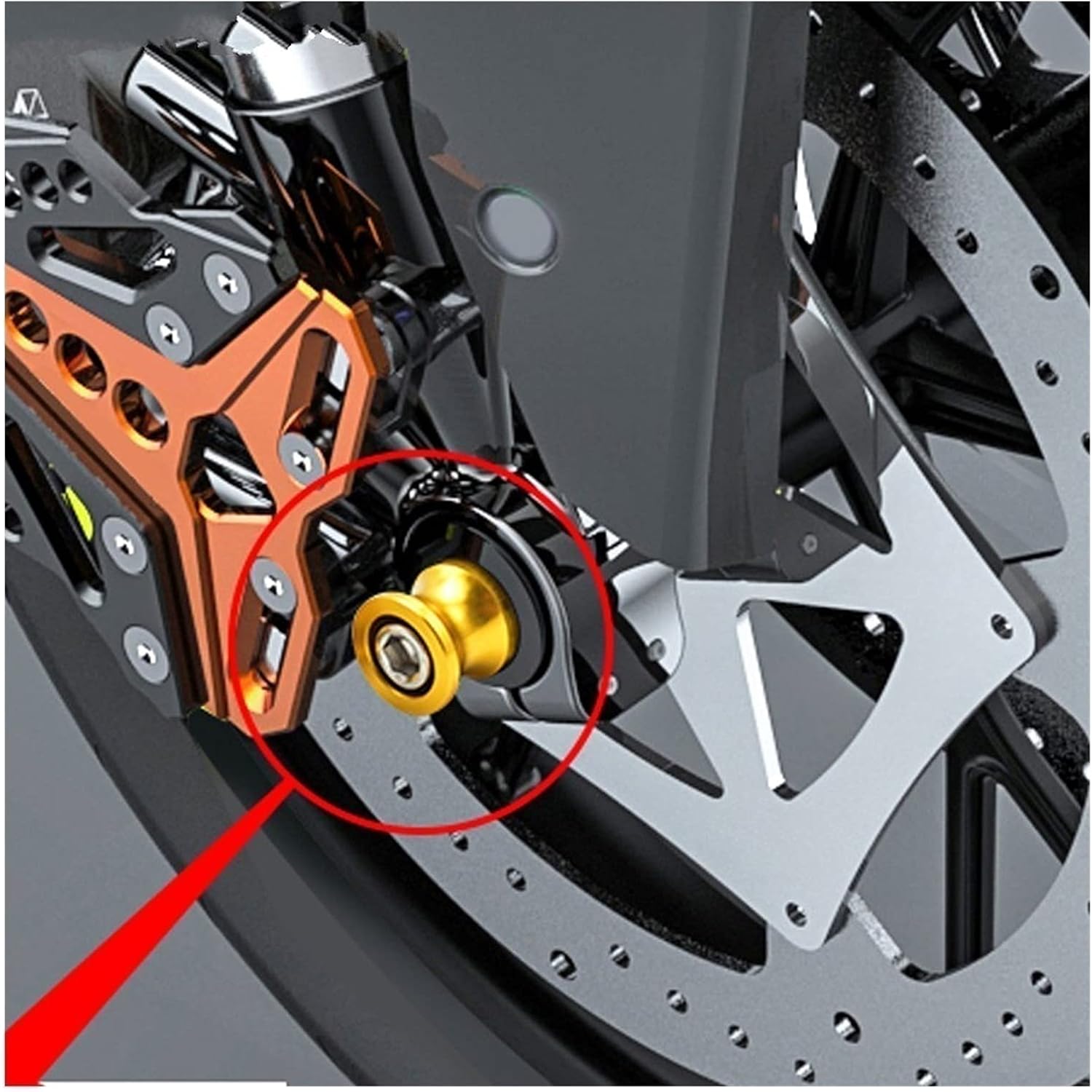 for BMW C650GT C 650 GT 2011 2012 2013 2014 2015 2016 2017 8MM CNC Motorcycle Accessories Swingarm Spools Slider M6 Stand Screws Swing Arm Bracket Screw (Color : 8)
